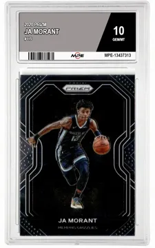 2020 PRIZM #115 JA MORANT MPE 10 GEM/MT — graded card up for auction