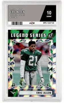2025 DONRUSS THE LEGEND SERIES #TLS-EAL ERIC ALLEN MPE 10 GEM/MT — graded card up for auction