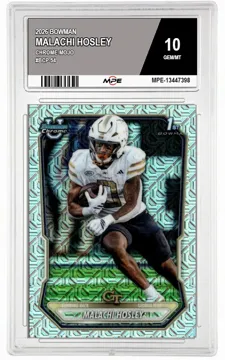 2026 BOWMAN CHROME-MOJO #BCP-54 MALACHI HOSLEY MPE 10 GEM/MT — graded card up for auction