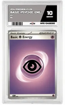 2014 POKEMON XY EN XY #5 BASIC PSYCHIC ENERGY MPE 10 GEM/MT — graded card up for auction