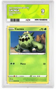 2021 POKEMON SHF EN SHINING FATES #004 CACNEA MPE 9 MINT — graded card up for auction