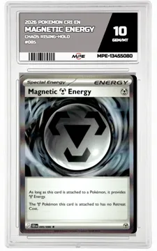 2026 POKEMON CRI EN Chaos Rising-HOLO #085 MAGNETIC ENERGY MPE 10 GEM/MT — graded card up for auction