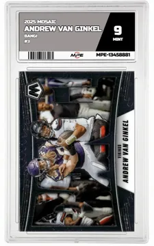 2025 MOSAIC BANG! #3 ANDREW VAN GINKEL MPE 9 MINT — graded card up for auction