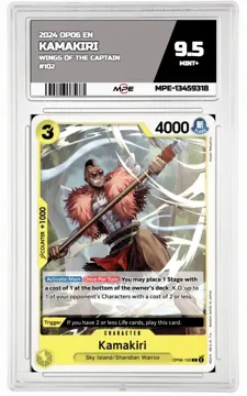 2024 OP06 EN WINGS OF THE CAPTAIN #102 KAMAKIRI MPE 9.5 MINT+ — graded card up for auction