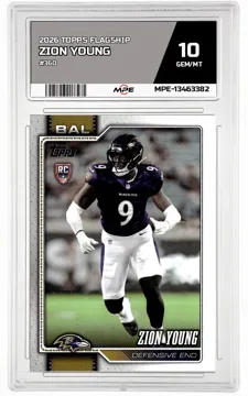 2026 TOPPS FLAGSHIP #360 ZION YOUNG MPE 10 GEM/MT — graded card up for auction