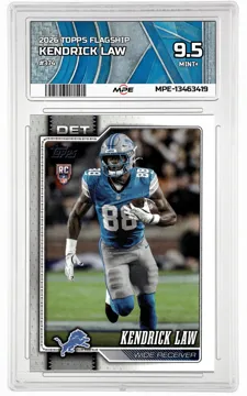 2026 TOPPS FLAGSHIP #374 KENDRICK LAW MPE 9.5 MINT+ — graded card up for auction