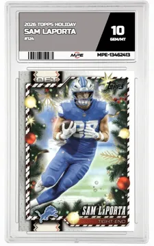 2026 TOPPS HOLIDAY #124 SAM LAPORTA MPE 10 GEM/MT — graded card up for auction