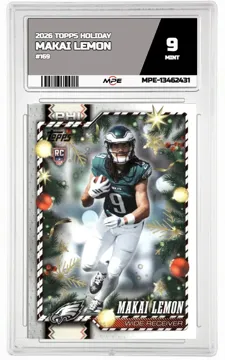 2026 TOPPS HOLIDAY #169 MAKAI LEMON MPE 9 MINT — graded card up for auction