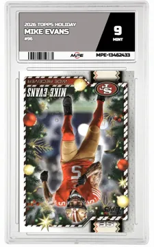 2026 TOPPS HOLIDAY #96 MIKE EVANS MPE 9 MINT — graded card up for auction