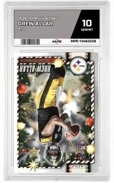 2026 TOPPS HOLIDAY #154 DREW ALLAR MPE 10 GEM/MT — graded card up for auction