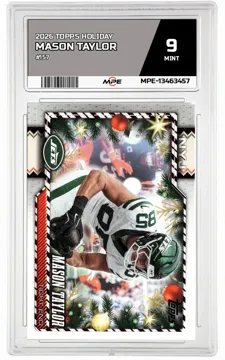 2026 TOPPS HOLIDAY #157 MASON TAYLOR MPE 9 MINT — graded card up for auction