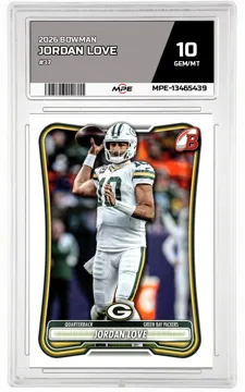 2026 BOWMAN #37 JORDAN LOVE MPE 10 GEM/MT — graded card up for auction