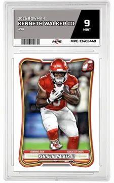 2026 BOWMAN #98 KENNETH WALKER III MPE 9 MINT — graded card up for auction