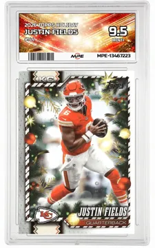 2026 TOPPS HOLIDAY #144 JUSTIN FIELDS MPE 9.5 MINT+ — graded card up for auction