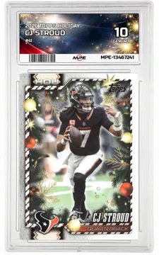 2026 TOPPS HOLIDAY #41 CJ STROUD MPE 10 GEM/MT — graded card up for auction