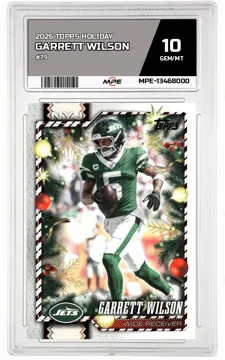 2026 TOPPS HOLIDAY #79 GARRETT WILSON MPE 10 GEM/MT — graded card up for auction